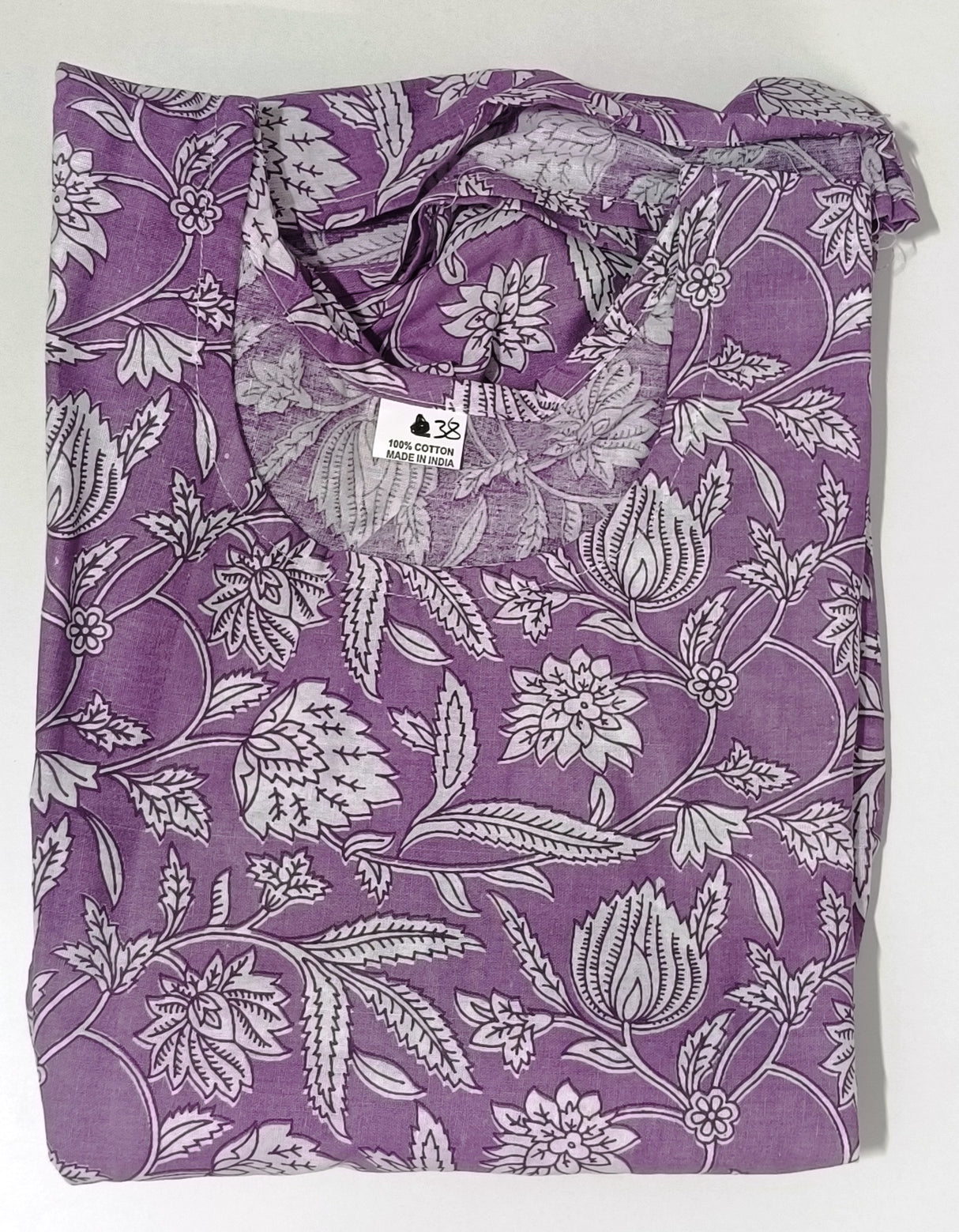 Orange Cotton Printed Short Kurti for Women & Girls – Stylish Ethnic Wear