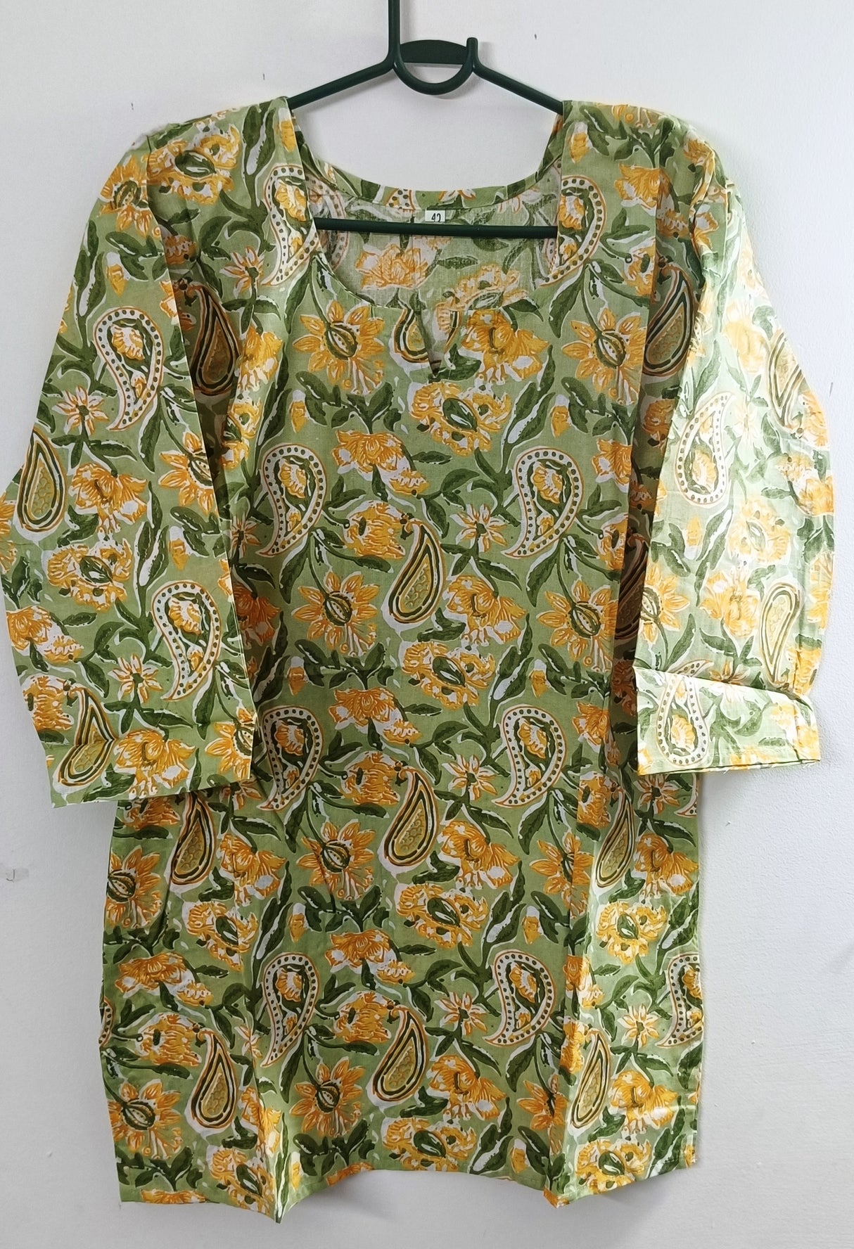 Short Sleeve Cotton Printed Kurti for Women – Stylish