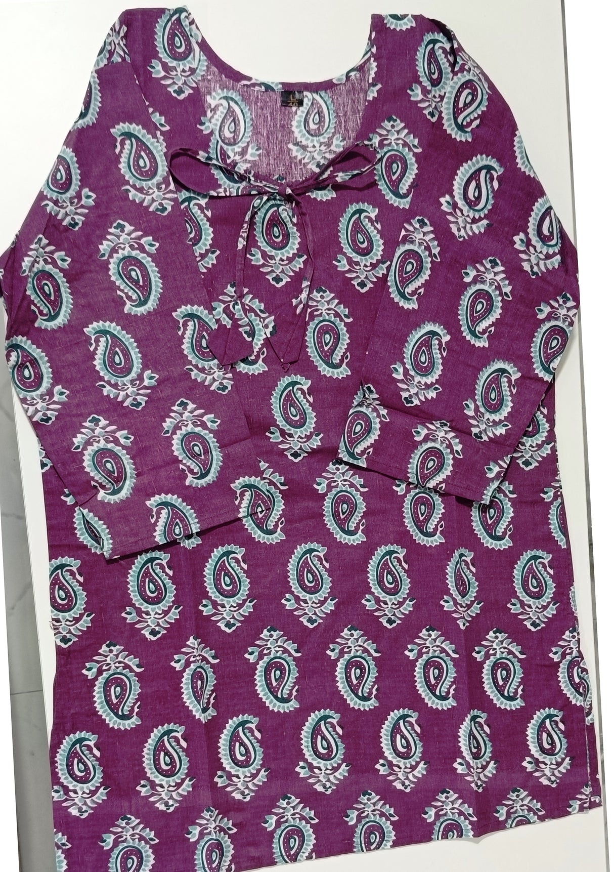 Short Sleeve Cotton Printed Kurti for Women – Stylish