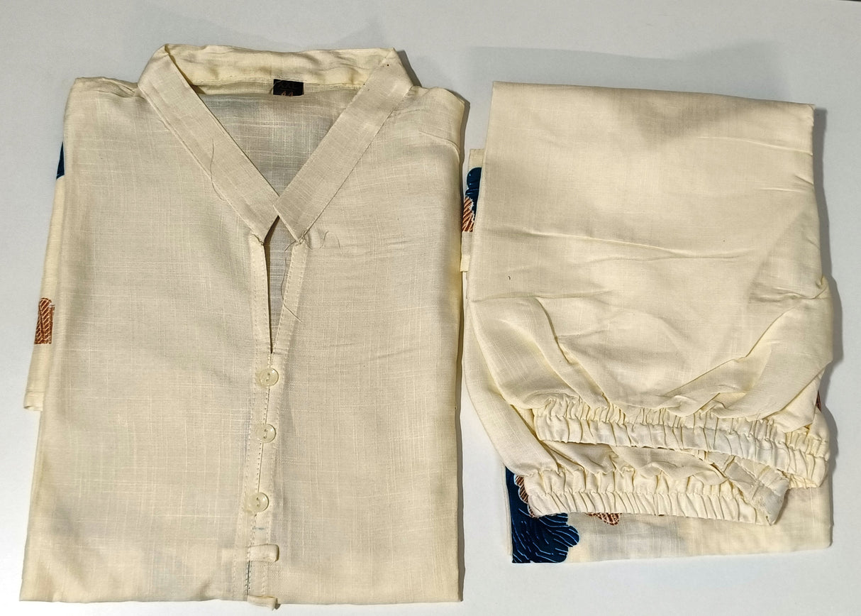 Women’s Pink Printed  Co-Ord Set